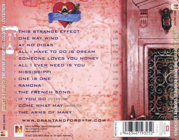 Grant & Forsyth : The Most Beautiful Country Lovesongs (CD, Album)