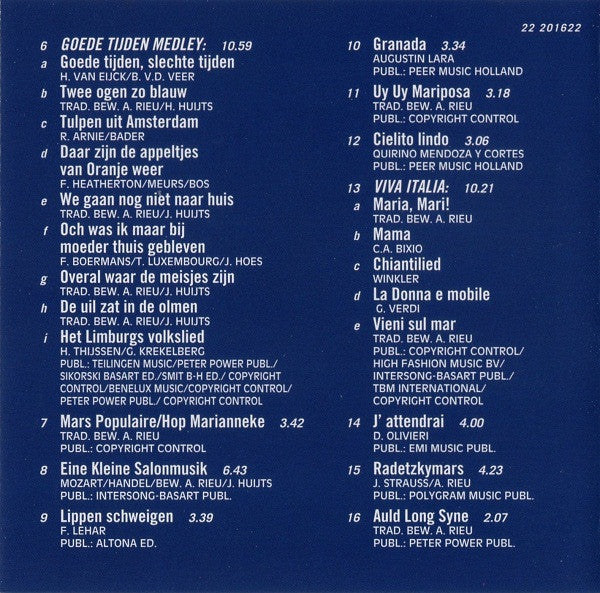 André Rieu : André Rieu (CD, Comp, RE)