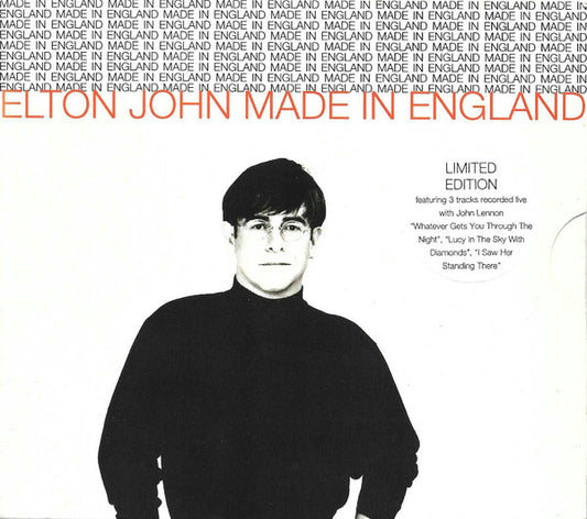 Elton John : Made In England (CD, Single, Ltd, Dig)