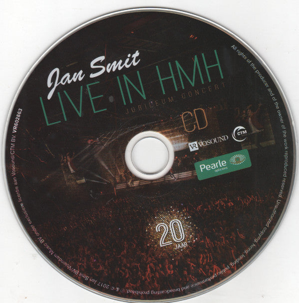 Jan Smit : Live In HMH (Jubileum Concert) (20 Jaar) (DVD-V, PAL + CD, Album)