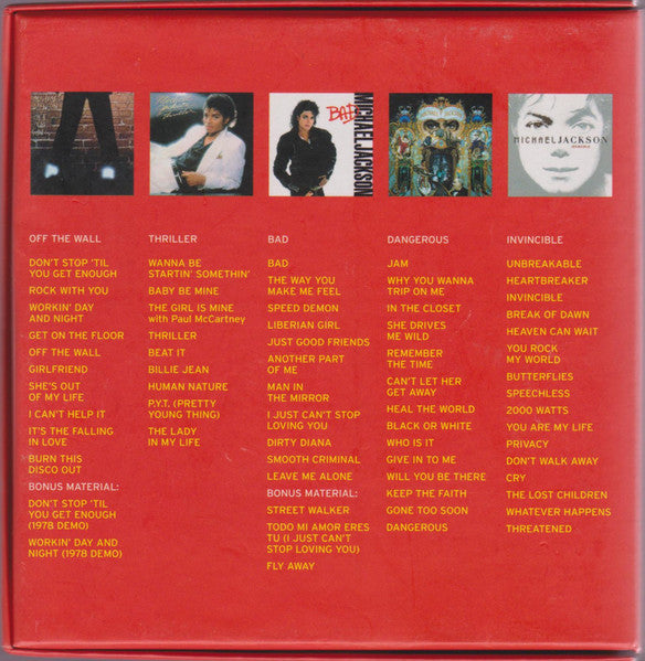 Michael Jackson : The Collection (Box, Comp + 5xCD, Album)