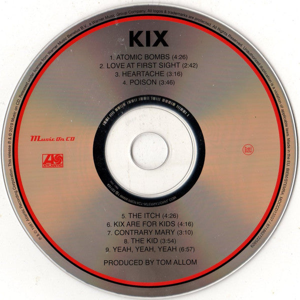 Kix (3) : Kix (CD, Album, RE)