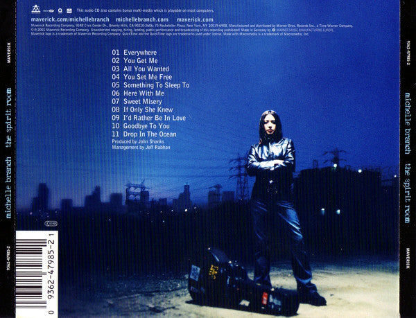 Michelle Branch : The Spirit Room (CD, Album, Enh)