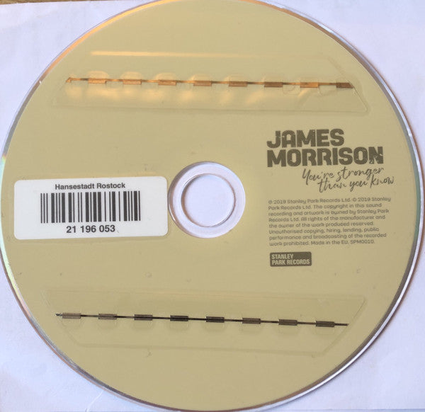 James Morrison (2) : You're Stronger Than You Know (CD, Album)