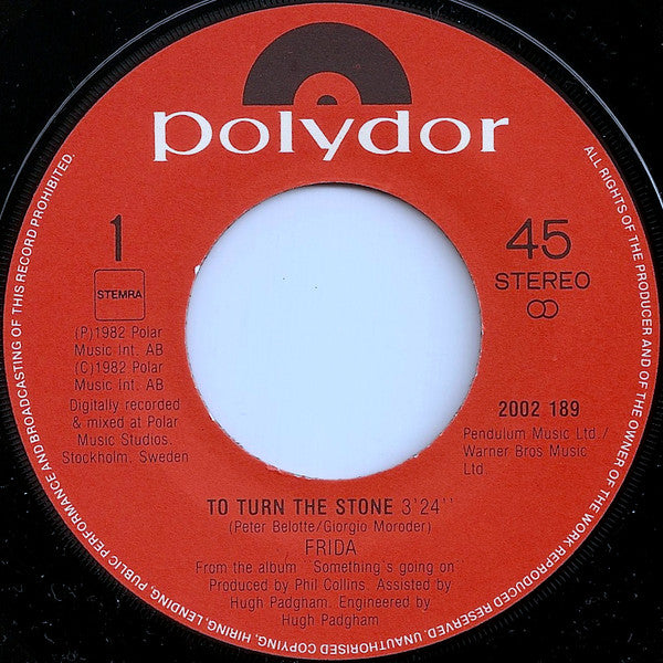 Frida : To Turn The Stone (7", Single)