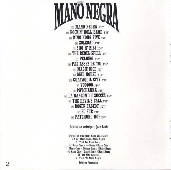 Mano Negra : Puta's Fever (CD, Album)
