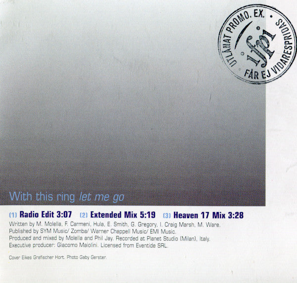 Molella & Phil Jay Present Heaven 17 Meets "Fast" Eddie Smith : With This Ring Let Me Go (CD, Maxi)