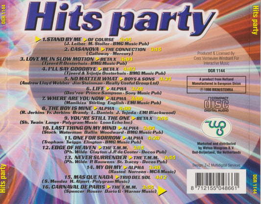 Various : Hits Party (CD, Comp)