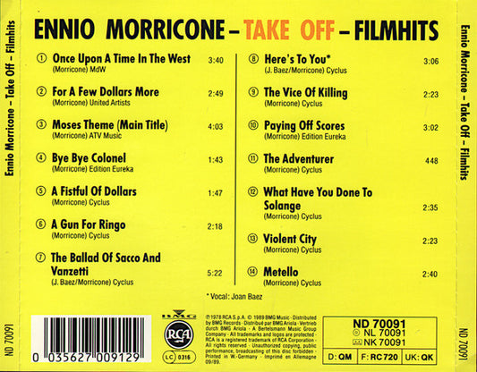Ennio Morricone : Film Hits (CD, Comp, RE)