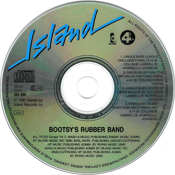 Bootsy's Rubber Band : Jungle Bass (CD, Album)