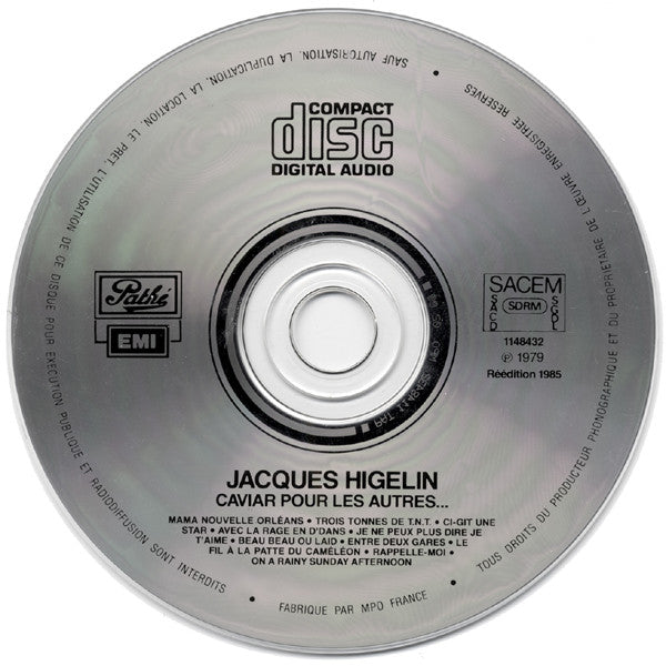 Jacques Higelin : Caviar Pour Les Autres... (CD, Album, RE)
