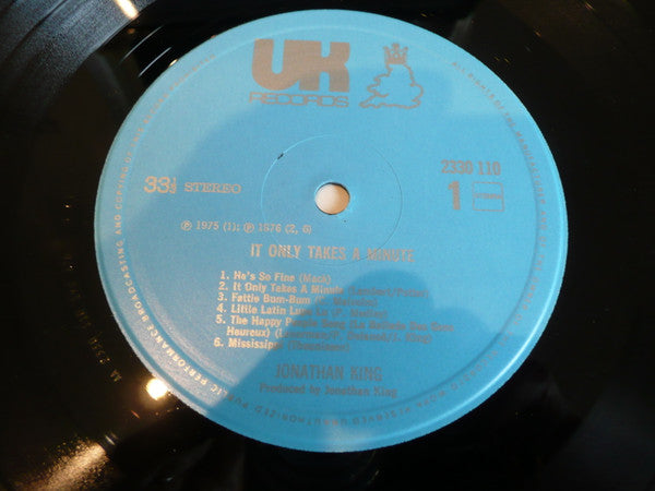 Jonathan King : It Only Takes A Minute (LP, Album)