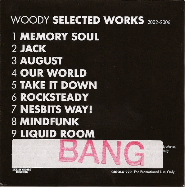 Woody : Selected Works 2002-2006 (CD, Album, Promo, Car)