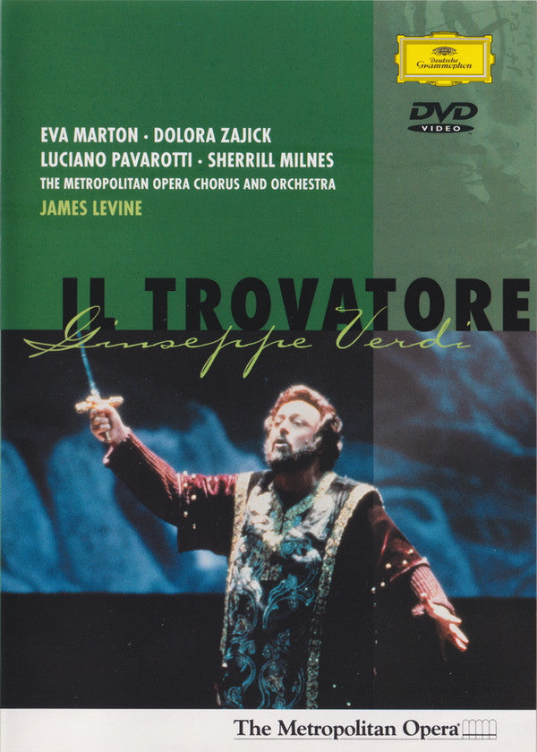 Giuseppe Verdi / Éva Marton, Dolora Zajick, Luciano Pavarotti, Sherrill Milnes, Metropolitan Opera Chorus And The Metropolitan Opera House Orchestra, James Levine (2) : Il Trovatore (DVD-V, NTSC, Dig)