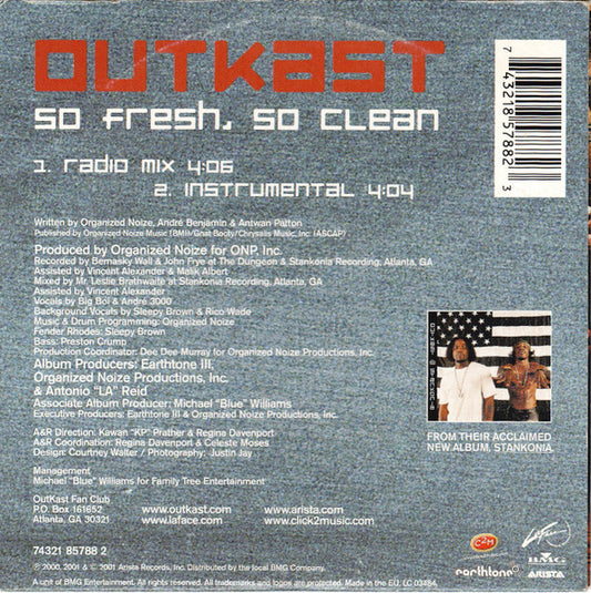 Outkast : So Fresh, So Clean (CD, Single)