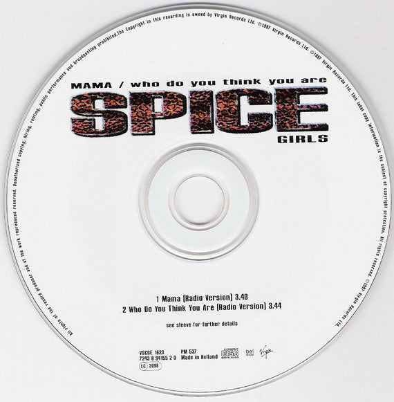 Spice Girls : Mama / Who Do You Think You Are (CD, Single)