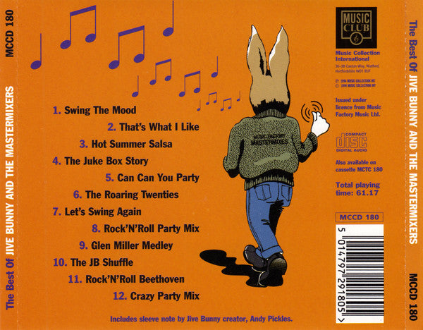 Jive Bunny And The Mastermixers : The Best Of Jive Bunny And The Mastermixers (CD, Comp)