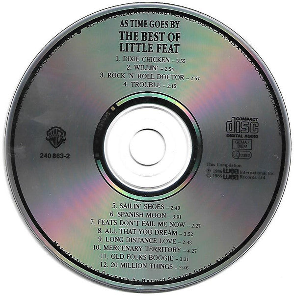 Little Feat : As Time Goes By: The Best Of Little Feat (CD, Comp, RM)