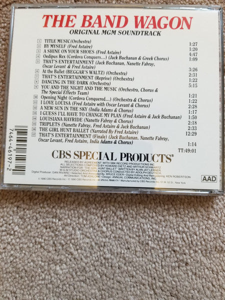 Fred Astaire, Cyd Charisse : The Band Wagon (Original MGM Soundtrack) (CD, Album)