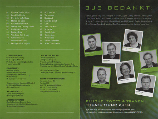 3JS : Akoesteren (Theatertour 2009) (DVD, Album, PAL)