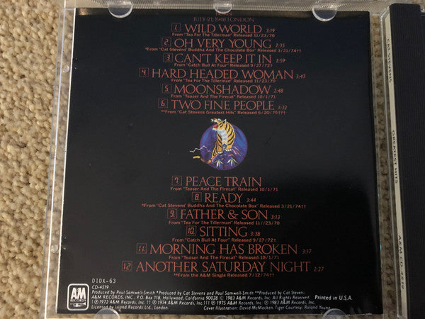 Cat Stevens : Greatest Hits (CD, Comp, RE, RP)