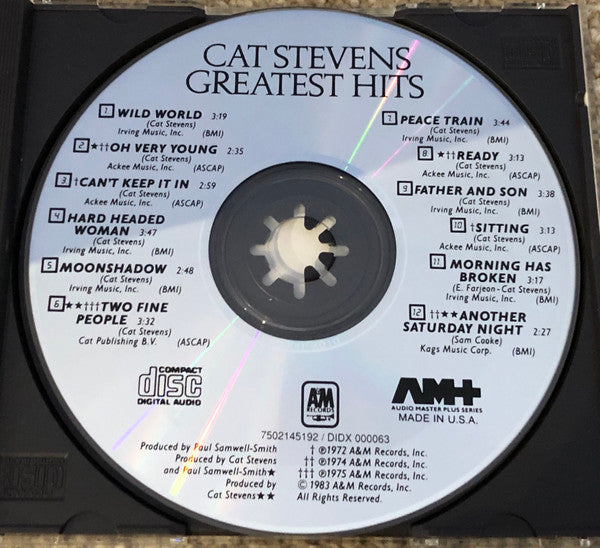 Cat Stevens : Greatest Hits (CD, Comp, RE, RP)
