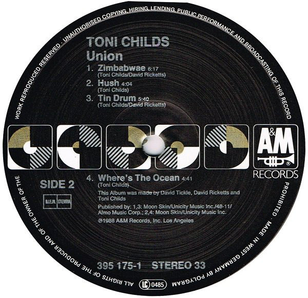 Toni Childs : Union (LP, Album)