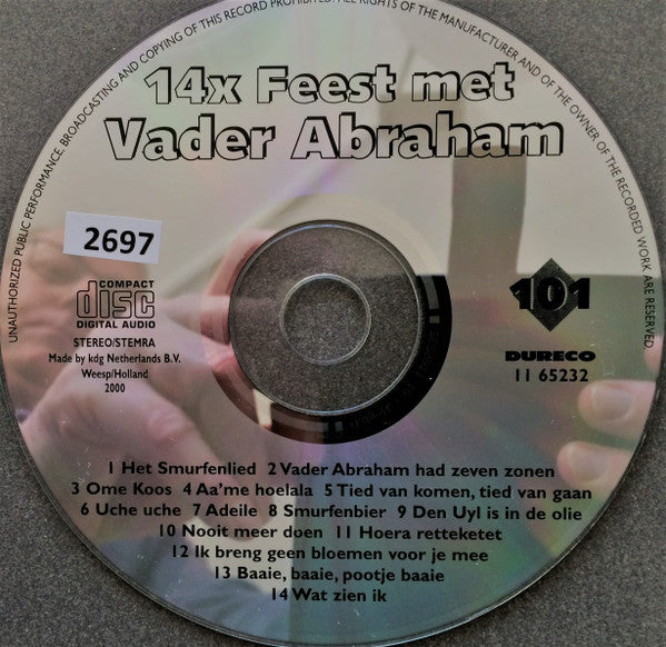 Vader Abraham : 14x Feest Met Vader Abraham (CD, Comp)