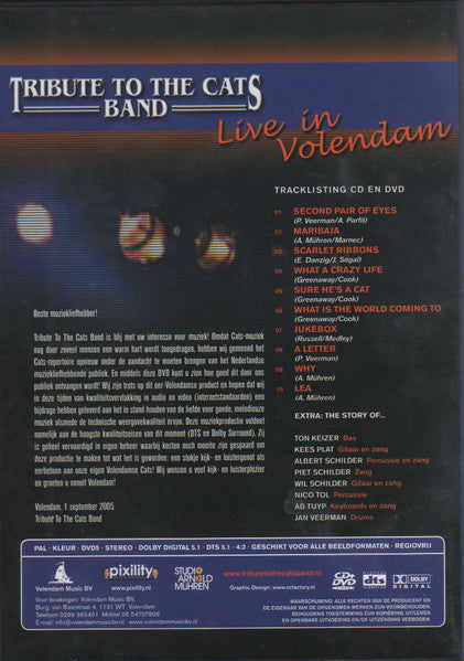 Tribute To The Cats Band : Live In Volendam (CD, Album + DVD-V, Album)