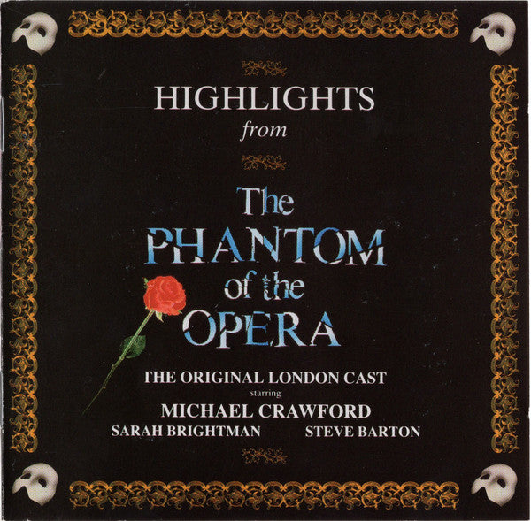 "The Phantom Of The Opera" Original London Cast Starring Michael Crawford, Sarah Brightman, Steve Barton : Highlights From The Phantom Of The Opera (CD, Album)