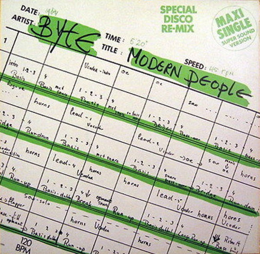 Byte : Modern People (12", Maxi)