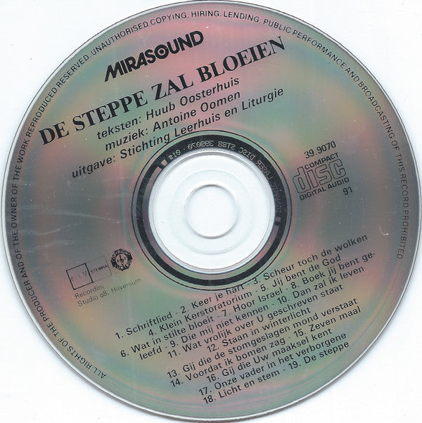 Huub Oosterhuis, Antoine Oomen : De Steppe Zal Bloeien (CD, Comp)