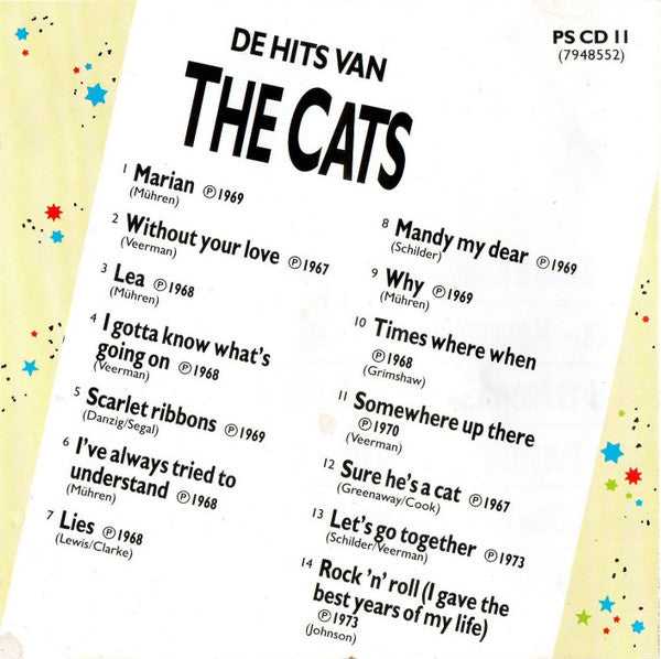 The Cats : De Hits Van The Cats (CD, Album, Comp)