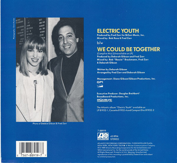 Debbie Gibson : Electric Youth (7", Single, Spe)