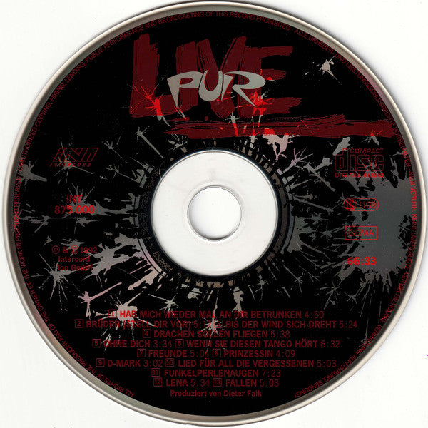 Pur : Live (CD, Album)
