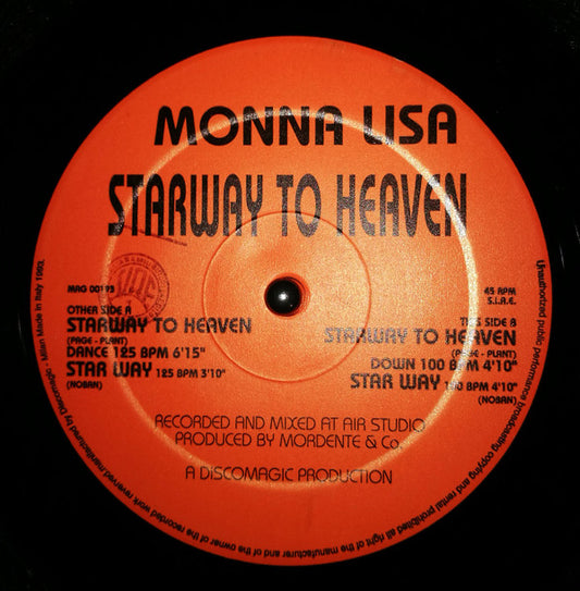 Monna Lisa : Starway To Heaven (12")