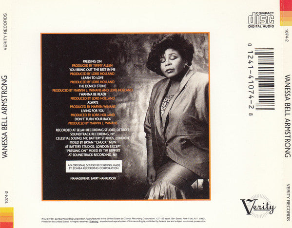 Vanessa Bell Armstrong : Vanessa Bell Armstrong (CD, Album, RP)