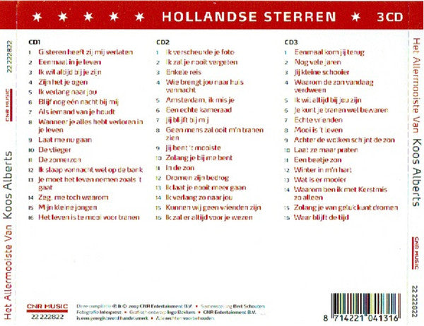 Koos Alberts : Het Allermooiste Van Koos Alberts (3xCD, Comp)