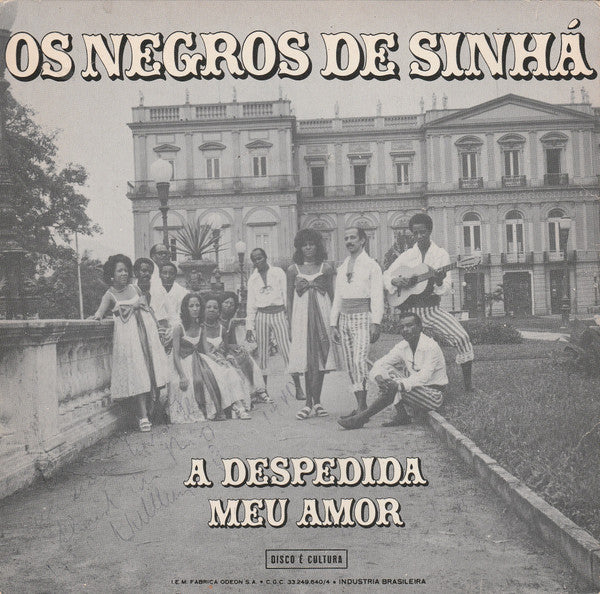 Os Negros De Sinhá : A Despedida / Meu Amor (7", RE)