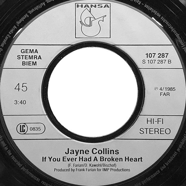 Jayne Collins : Madonna's Eyes (7", Single)