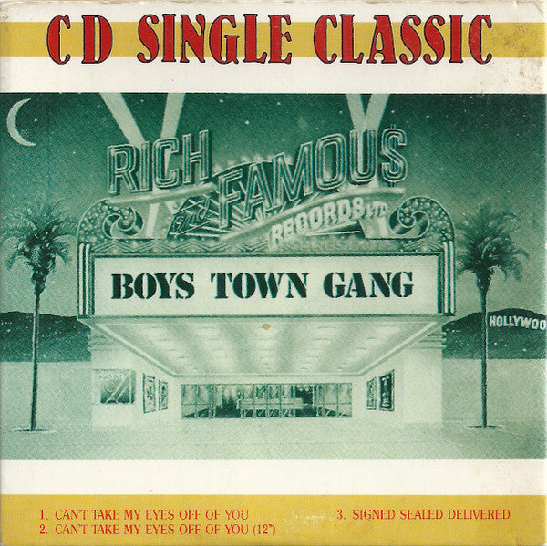 Boys Town Gang : Can't Take My Eyes Off Of You (CD, Single, Car)