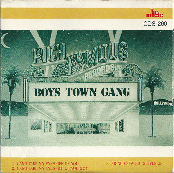 Boys Town Gang : Can't Take My Eyes Off Of You (CD, Single, Car)