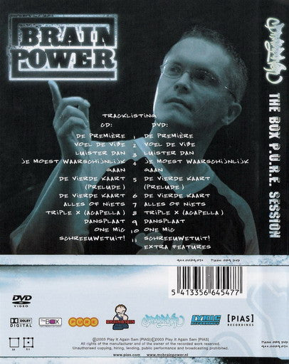 Brainpower : The Box P.U.R.E. Session (DVD + CD)