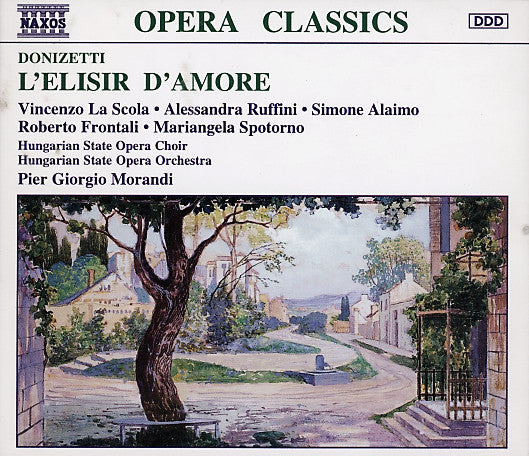 Gaetano Donizetti, Vincenzo La Scola, Alessandra Ruffini, Simone Alaimo, Roberto Frontali, Mariangela Spotorno, Hungarian State Opera Choir, Hungarian State Opera Orchestra, Pier Giorgio Morandi : L'Elisir D'Amore (2xCD, Box)