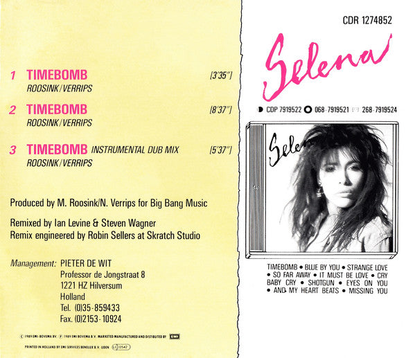 Selena (3) : Timebomb (CD, Maxi)