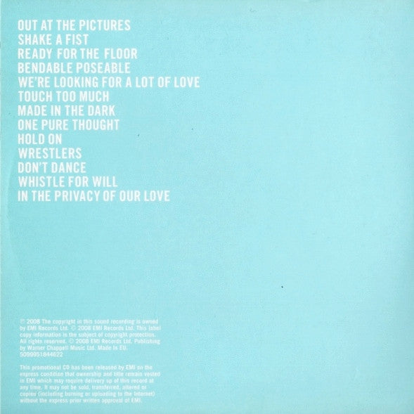 Hot Chip : Made In The Dark (CD, Album, Promo)