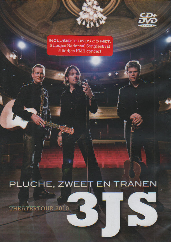 3JS : Pluche, Zweet En Tranen (Theatertour 2010) (DVD-V, Album, Multichannel, PAL + CD, Album)