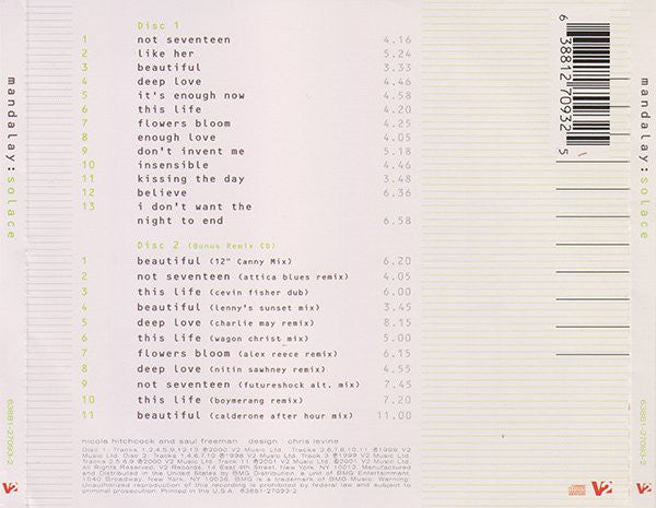 Mandalay : Solace (CD, Album, Comp + CD, Comp + Ltd)