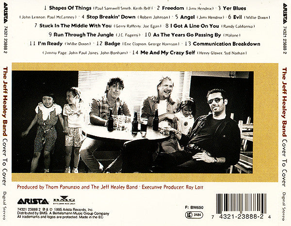 The Jeff Healey Band : Cover To Cover (CD, Album)