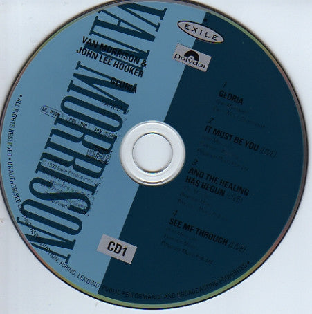 Van Morrison And John Lee Hooker : Gloria (CD, Maxi, CD1)